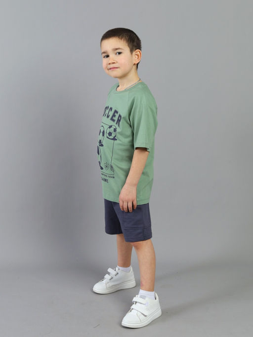 CRB wear / CSKB 64073-35K Футболка для мальчика,хаки/Ex.Cherubino фото 2