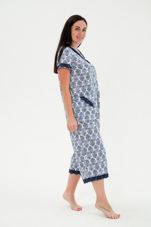 Пижама женская из кулирки Ворожея перышко - Амадэль фото 5