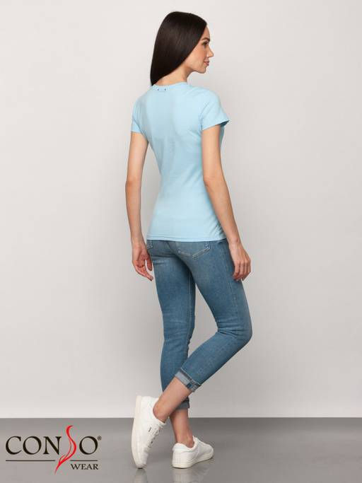 Conso/FWO 190401 - blue Футболка фото 5