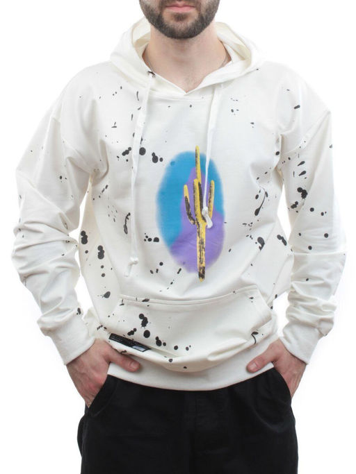 2022 WHITE Толстовка мужская (75% хлопок, 20% полиэстер, 5% спандекс)