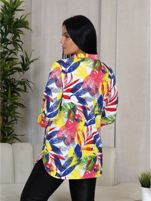 Жанетта туника женская (полоса синий) - Lovetex фото 11