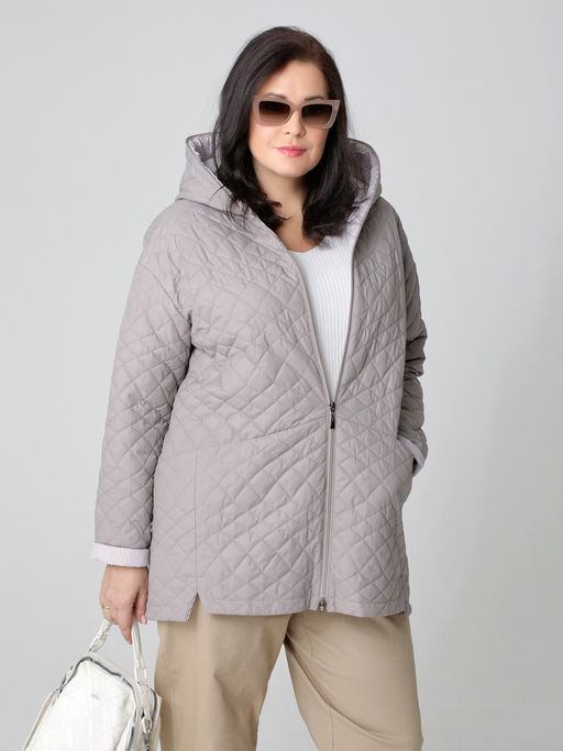 25128 Куртка серо-бежевый - Dizzyway фото 2