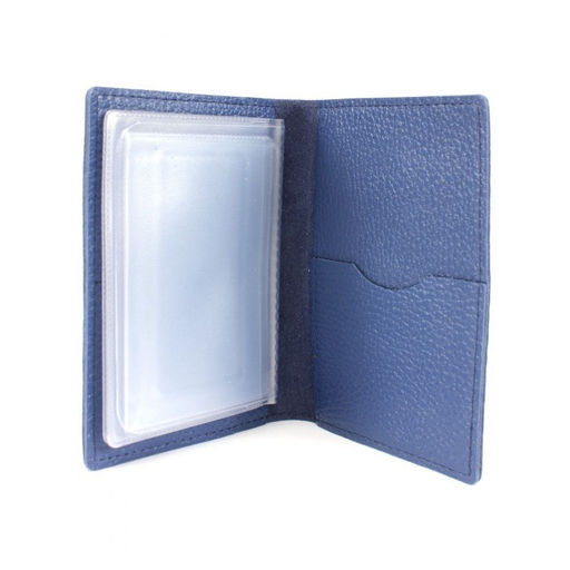 Обложка для автодокументов Croco-АВ-1107 н/к, васильковый флотер (105) 265300 фото 3