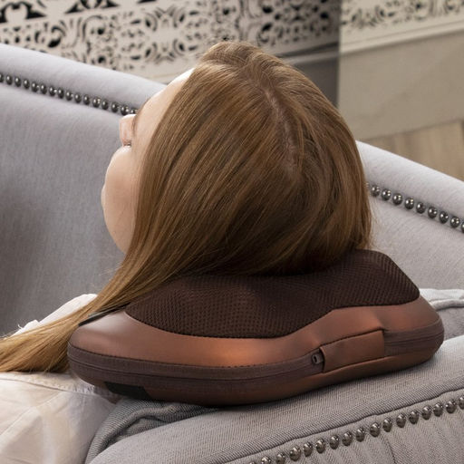 Массажёр для шеи Luazon LEM-26, 25 Вт, ИК-подогрев, 220/12 В - Luazon home фото 3