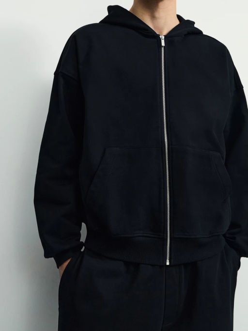 Базовое худи на молнии / Zarina  фото 6