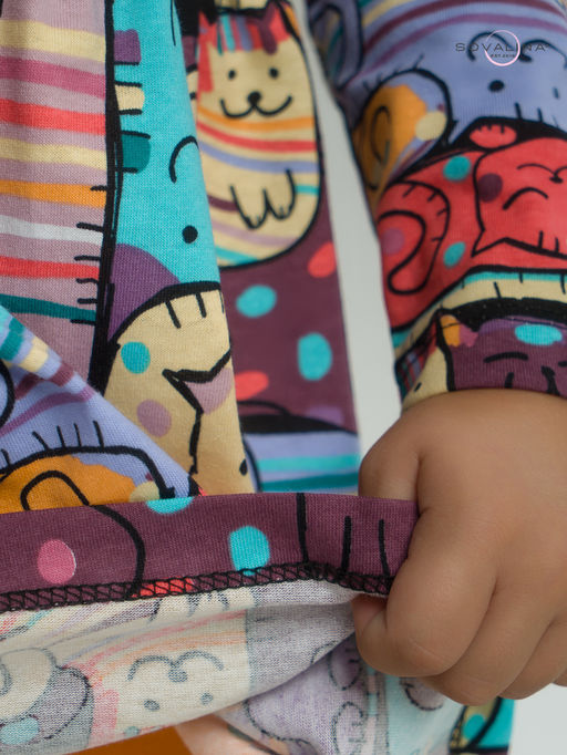 Платье Эля коты в горошек - Sovalina фото 42