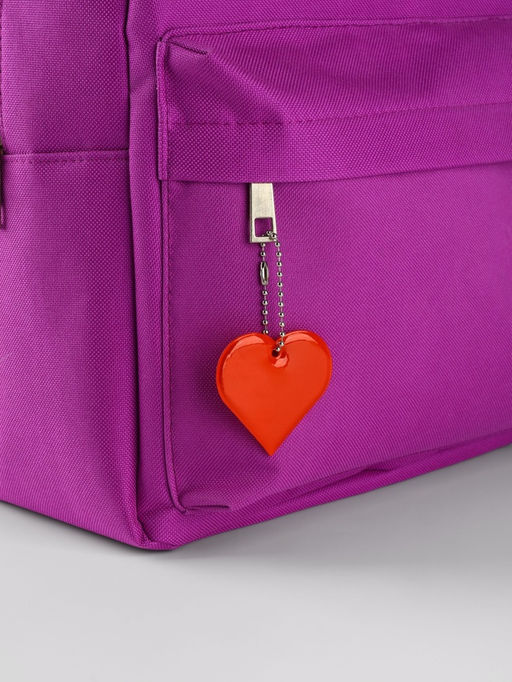 Цена за 10 шт. Светоотражающий элемент Сердце, двусторонний, 5?5 см, МИКС - Арт узор фото 2