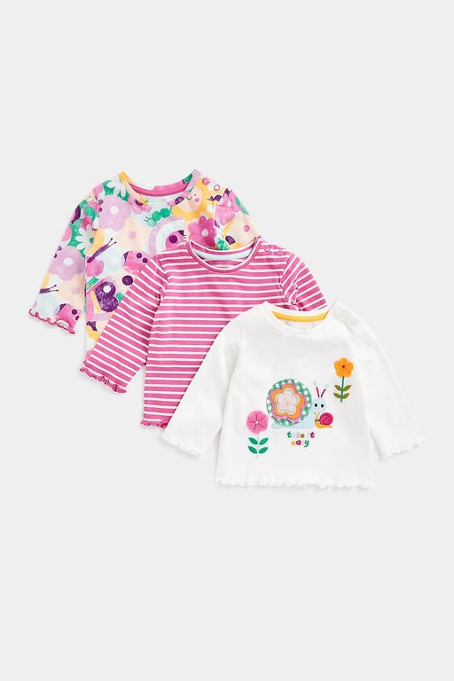 Mothercare / Футболка с длинным рукавом, лонгсливы 3 шт