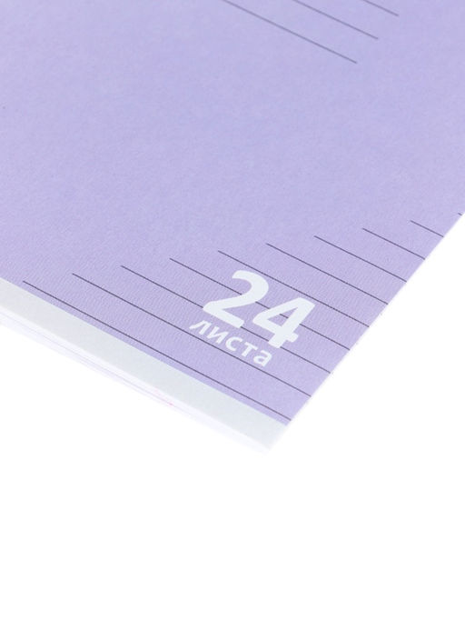 Компл тетр из 10шт 24л лин КПК "Пастель", обл мел карт, блок ОФСЕТ, 5 видов 10991558