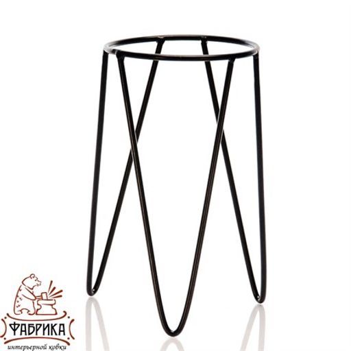 Цветочница Лофт 66-609 - Фабрика интерьерной ковки фото 2