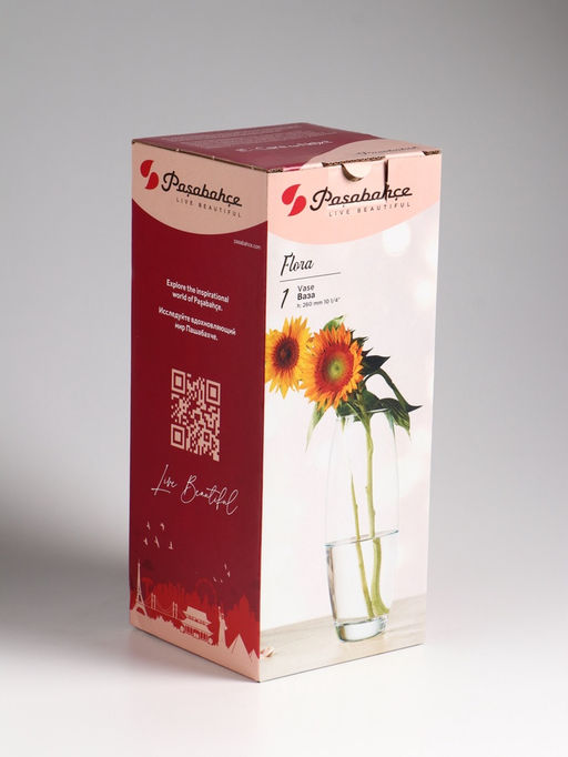 Ваза Юлисина, d=7.5 см, 26?10 см, стекло