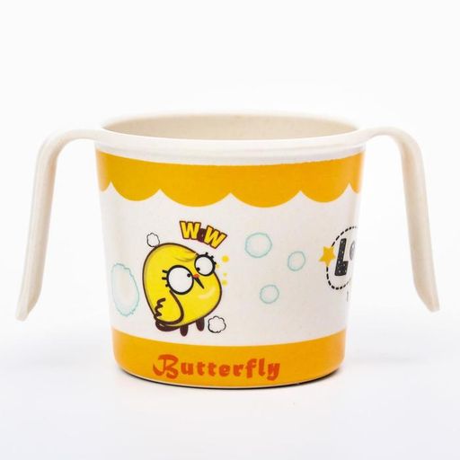 Кружка детская из бамбука с ручками, 170 мл., цвет и рисунок МИКС - Simaland фото 6