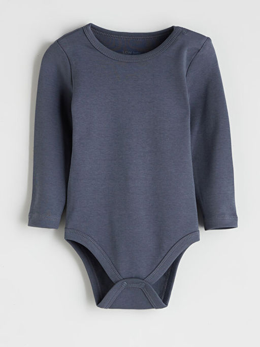 Bisiklet Yaka Uzun Kollu Erkek Bebek ??t??tl? Body 2li Tak?m