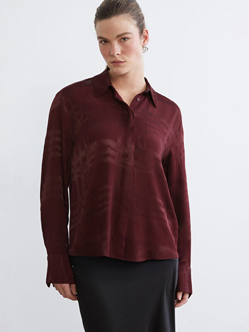 Desenli Oversize Kad?n G?mlek