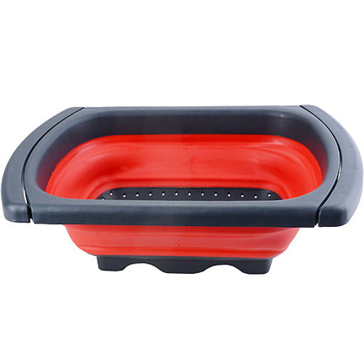 31488 Дуршлаг с выдвиж. ручками, КРАСНЫЙ.MB (х12) - Mayer&boch фото 2