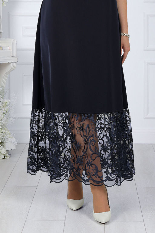 Платье Ninele 7431-Р темно-синий - Mira fashion фото 485