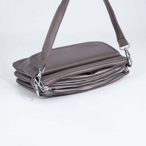 Сумка кросс-боди на молнии, цвет бежевый - Simaland фото 7