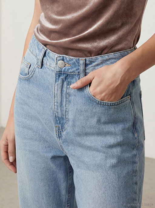 Mom Fit Kad?n Jean Pantolon