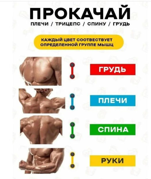 Тренажёр-платформа для отжиманий с регулируемыми упорами, 14 в 1. Платформа для отжиманий складная