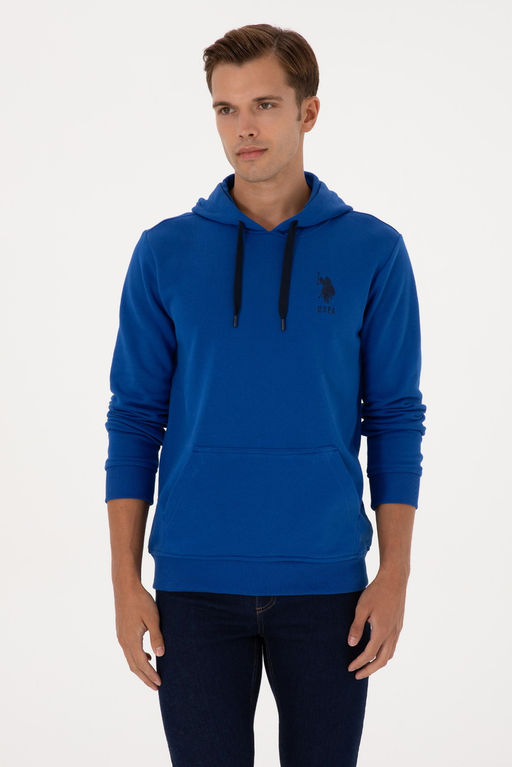 Erkek Mavi Basic Sweatshirt Sepette S_rpriz _ndirim - U.s. polo assn фото 3