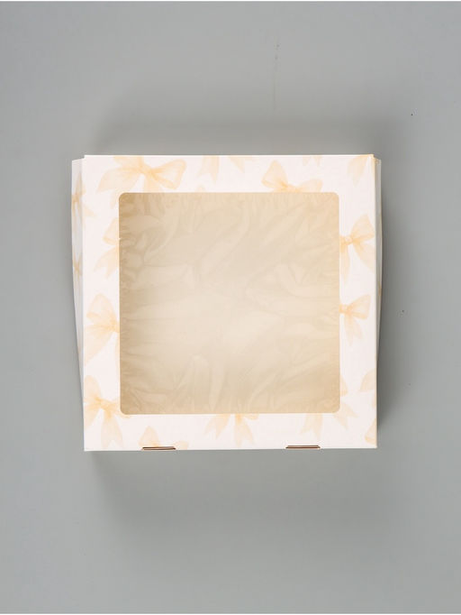 Цена за 5 шт. Коробка подарочная складная «От всей души», 20×20×4 см, с окном