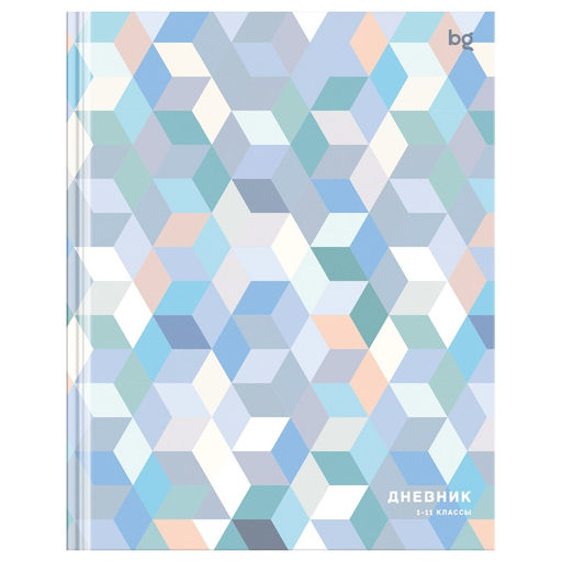 Дневник тв. об., 1-11 кл. "Pastel geometry" (Д5т40_лм 64640, BG) матовая ламинация