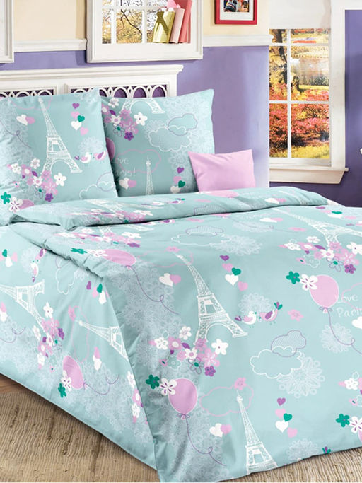 Комплект постельного белья 1,5 спальный Романтика