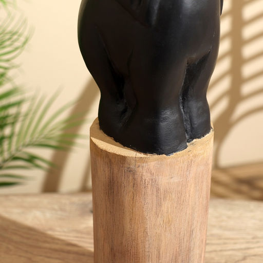 Сувенир «Слоник», 14×9×41 см, манговое дерево