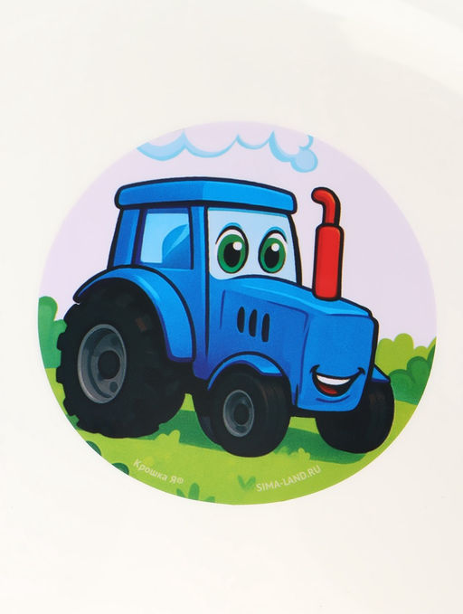 Сидение на унитаз «Трактор», цвет белый