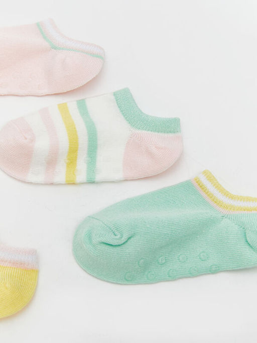 ?izgili K?z Bebek Patik ?orap 5li