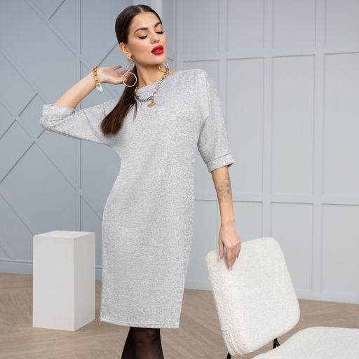 Платье Рабочий комфорт (французский серый) - Charutti фото 4