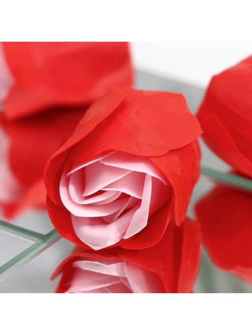 Мыльные розочки, красно-розовые, набор 24 шт. - SB BEAUTY фото 6