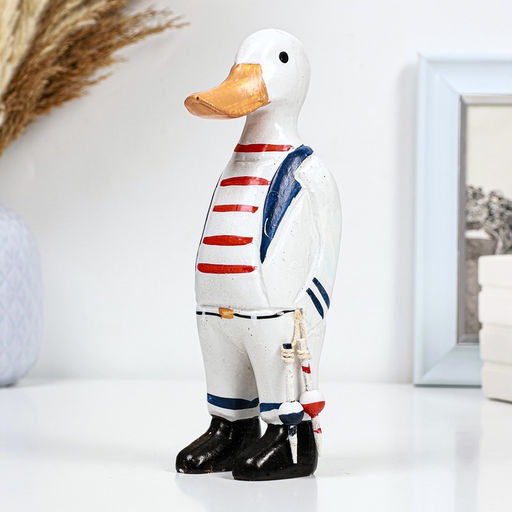 Фигурка полистоун TAKE IT EASY «Гусь моряк», 8×6.5×22 см