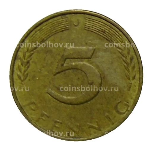 5 пфеннигов 1973 года J Германия