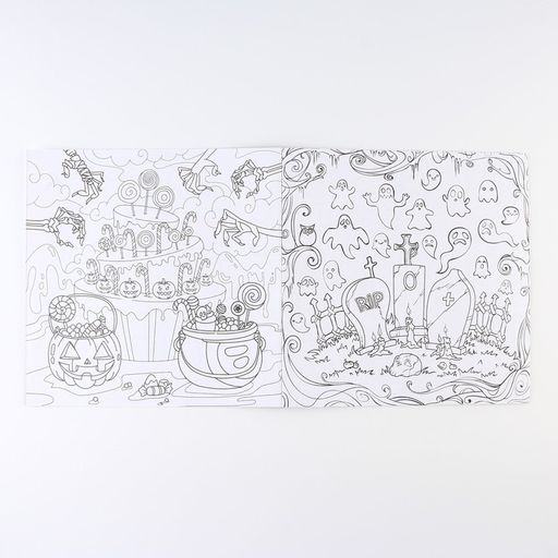 Раскраска-антистресс «Ведьмочка», 20 стр.