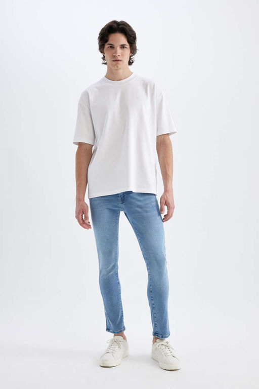 Pedro Slim Fit Джинсовые брюки узкого кроя с нормальной талией и узкими штанинами - Defacto фото 2