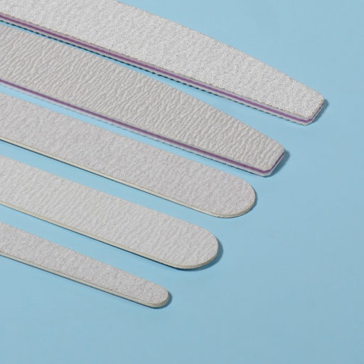 Пилка-наждак, набор Асорти 5 шт, 18 см, цвет серый - Queen fair фото 2