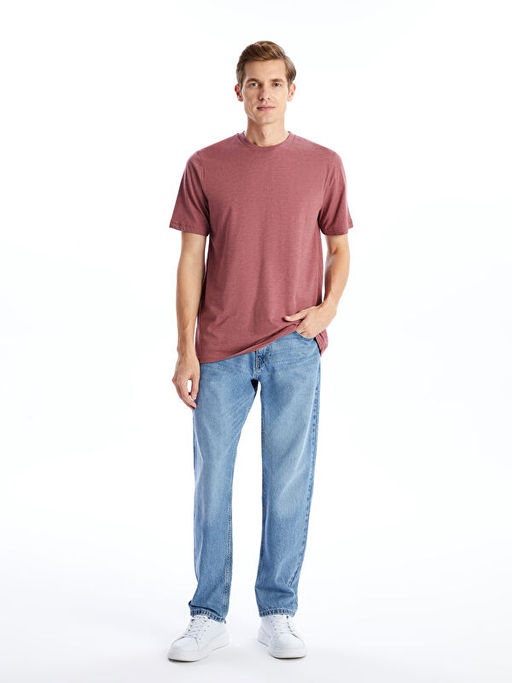 Bisiklet Yaka Penye Erkek Ti??rt