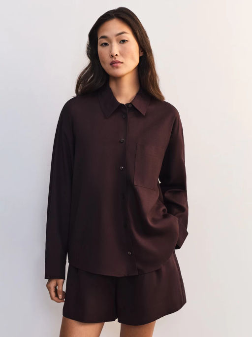 Льняная блуза свободного кроя ZR2605012008-27 / Zarina