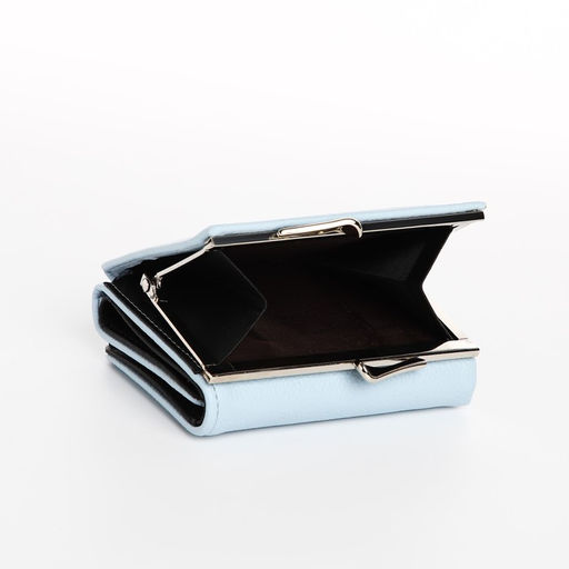 Кошелёк на кнопке, цвет голубой - Simaland фото 5