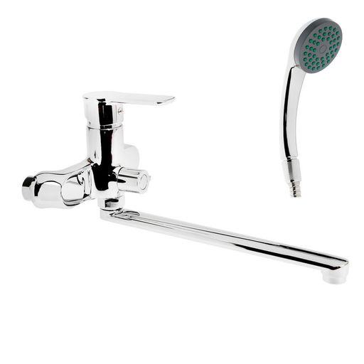 Смеситель для ванны Accoona А7164, однорычажный, хром