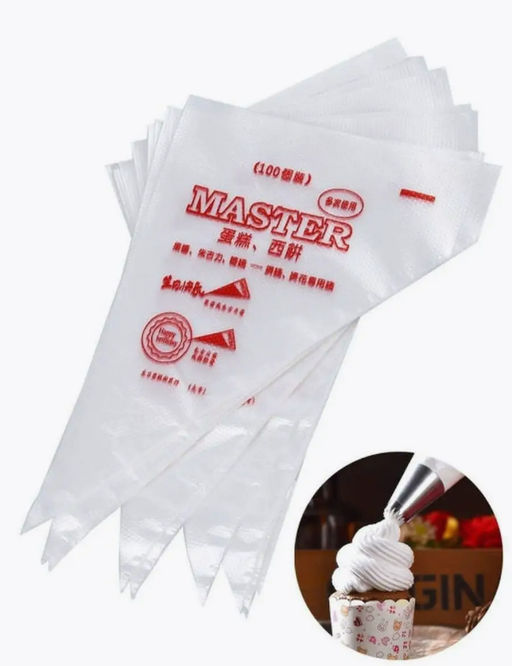 Мешки кондитерские одноразовые, корнетик уголок для крема (3374) Размер L