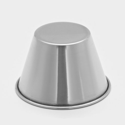 Цена за 3 шт. Соусник, 105 мл, нержавеющая сталь, хромированная