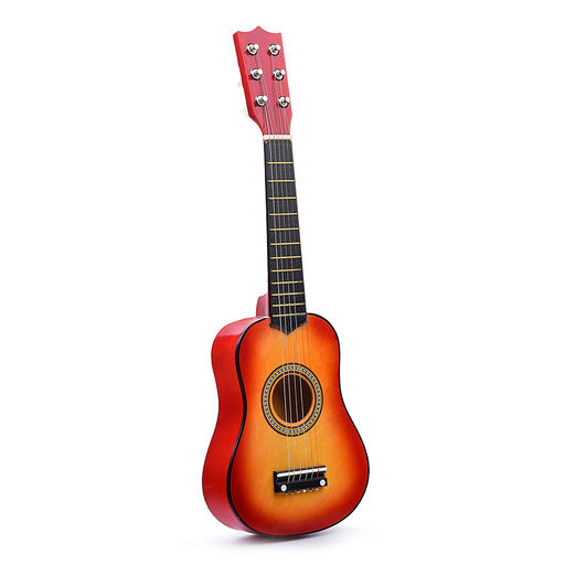 Гитара деревянная, 6 струн "Играй, Музыкант" в пакете