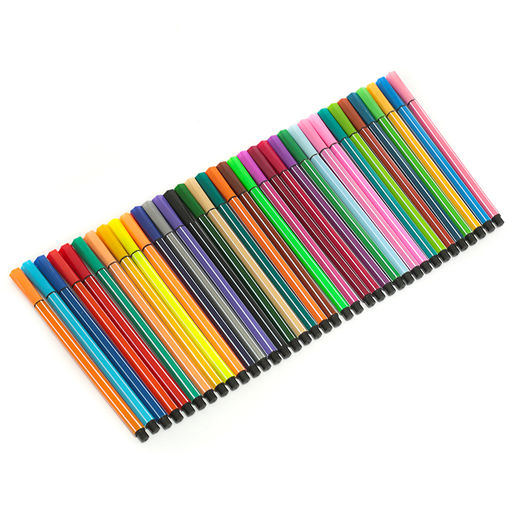 Фломастеры 36 цветов Мишка, в тубусе с ручкой, вентилируемый колпачок - Simaland фото 3