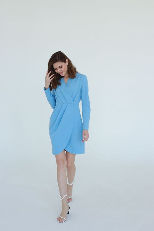 Платье AURA 3129-170 голубой