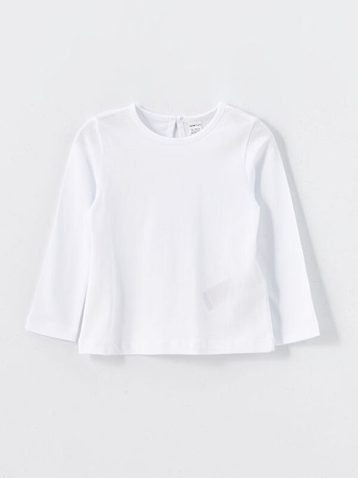 Kare Yaka K?z Bebek Salopet ve Ti??rt 2li Tak?m - Waikiki фото 3