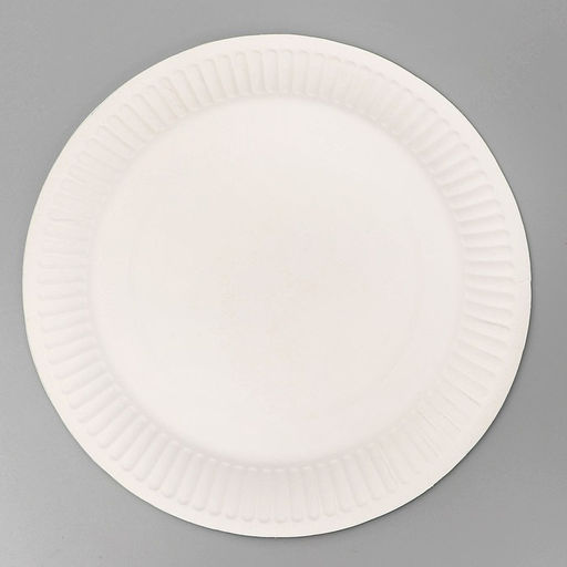 Цена за 10 шт. Тарелка одноразовая бумажная «С днем рождения» веселые шарики, 18 см