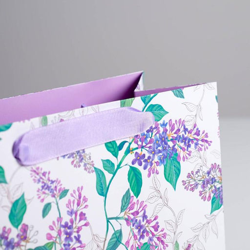 Пакет ламинированный квадратный Будь счастлива, 22 22 11 см - Дарите счастье фото 3