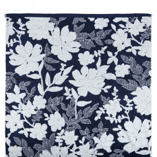 Полотенце махровое "Белые ночи" 70х140см, хлопок 100%, синий (Китай)